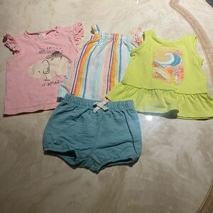 Baby Girls Separates Four Piece Bundle